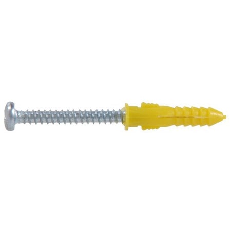 Hillman Screw Anchor, 7/8" L, Nylon, 5 PK 41820
